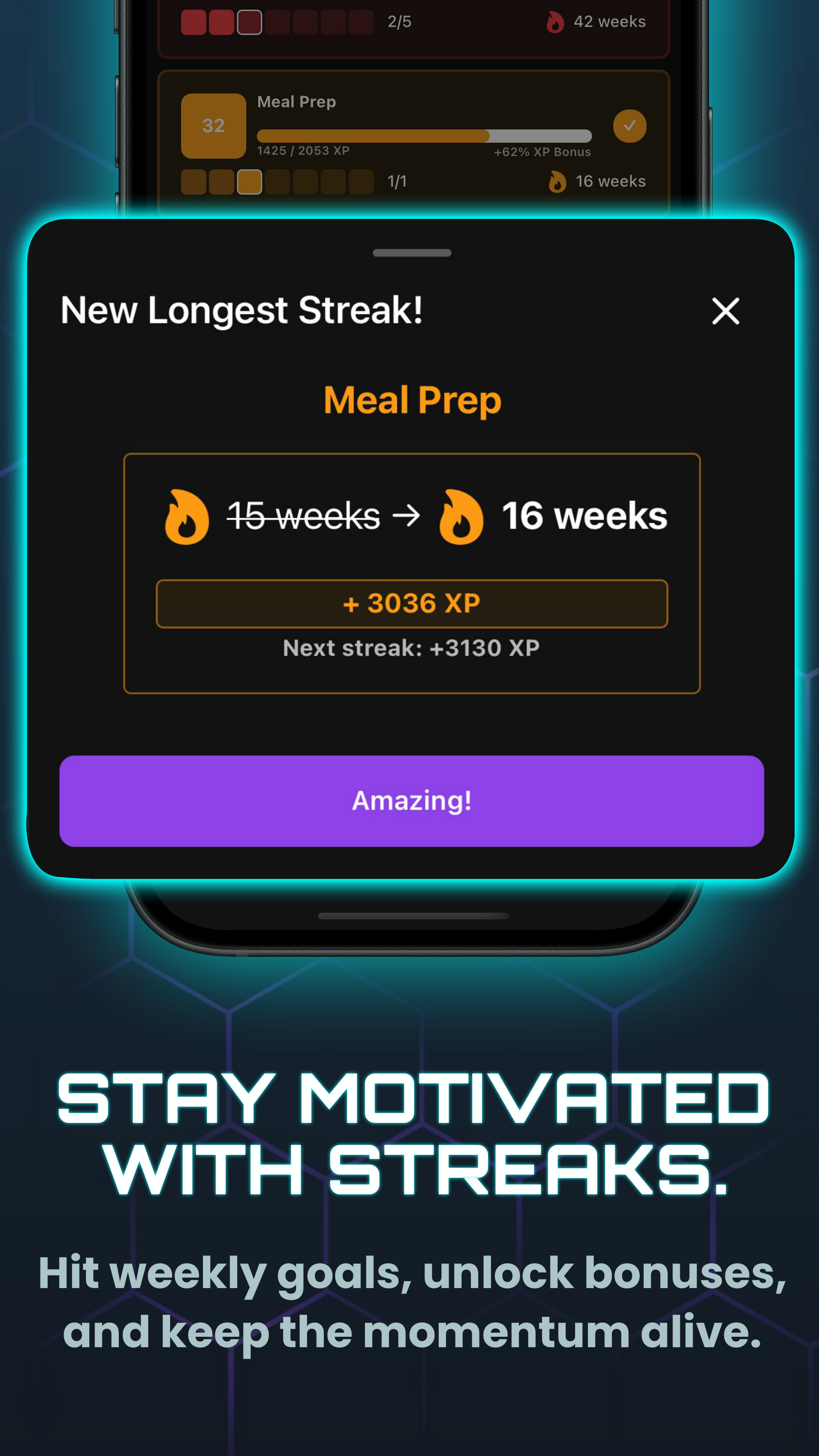 Streak Tracking Screen